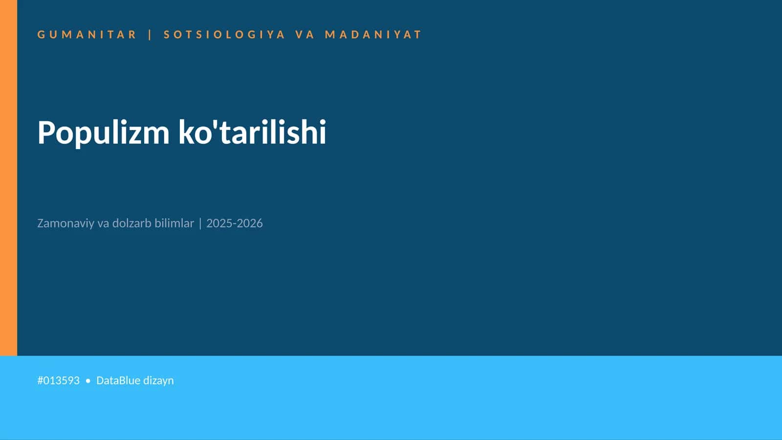 Populizm ko'tarilishi