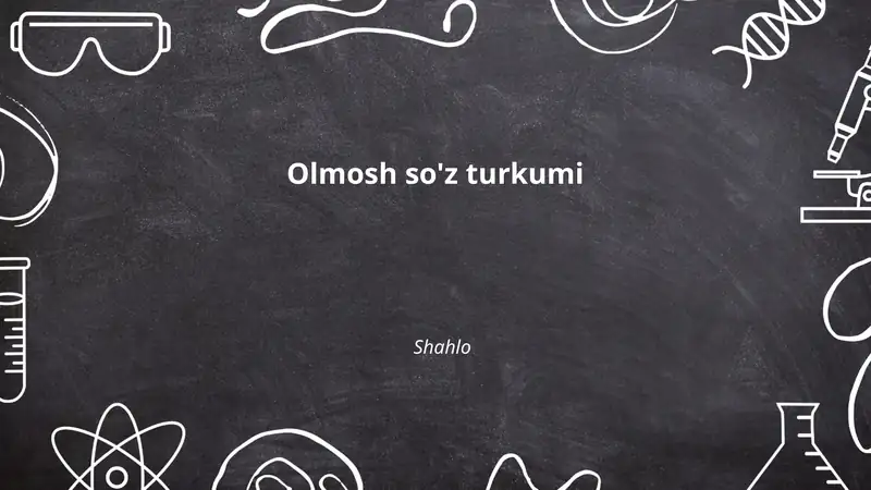 Olmosh so'z turkumi