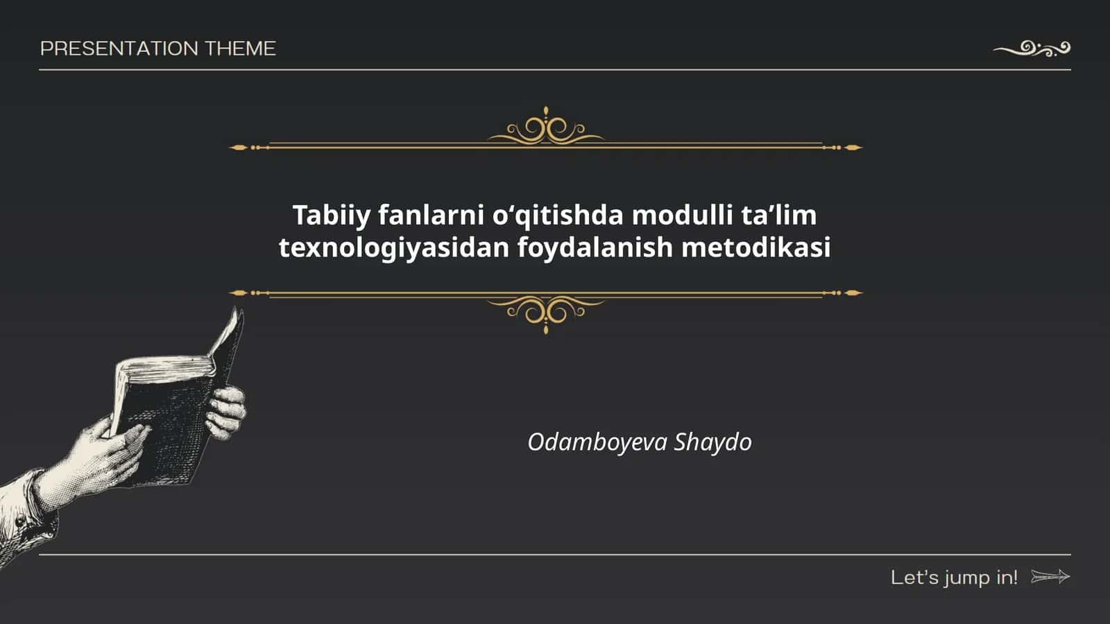 Modulli taʼlim texnologiyasidan foydalanish metodikasi