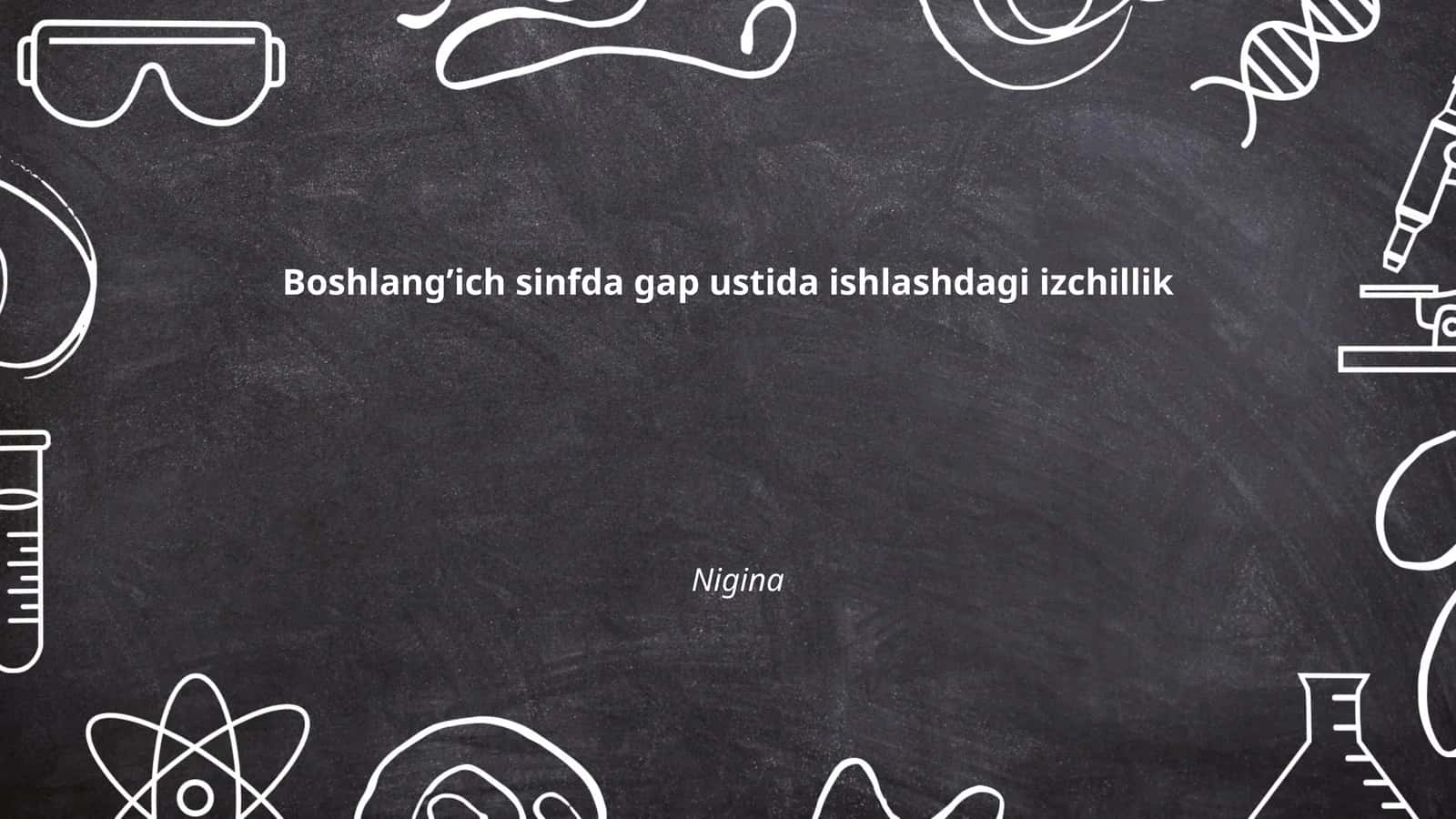 Gap ustida ishlashdagi izchillik