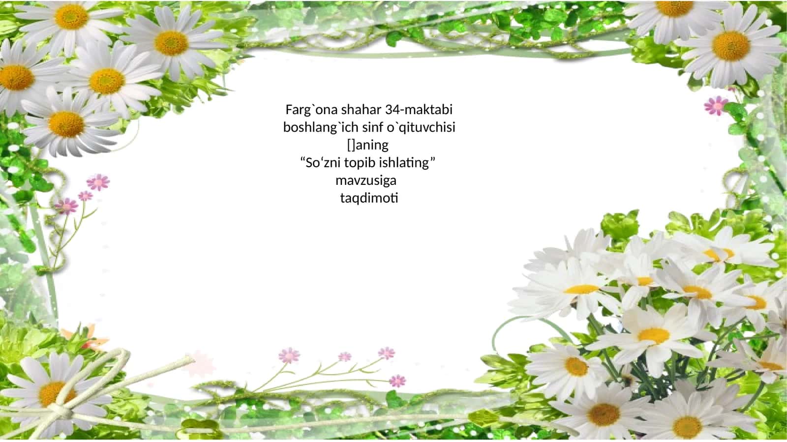 So‘zni topib ishlating