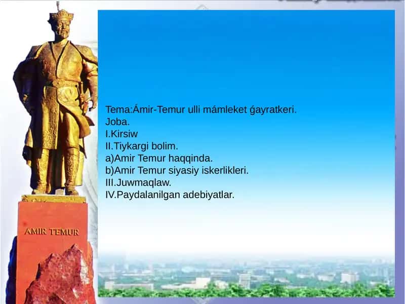 AMIR TEMUR -BUYUK SIYMO