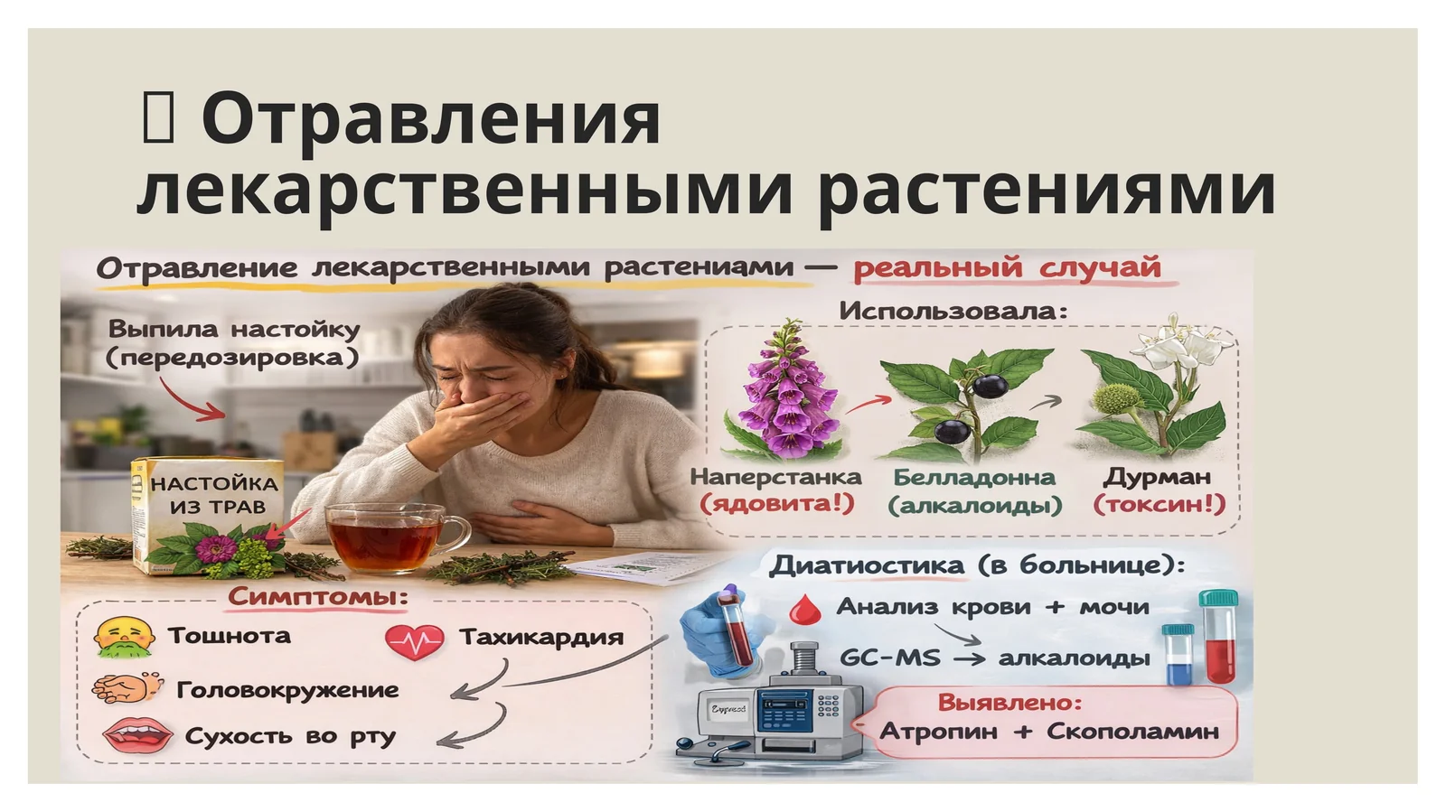 Отравления лекарственными растениями