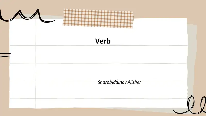 Verb