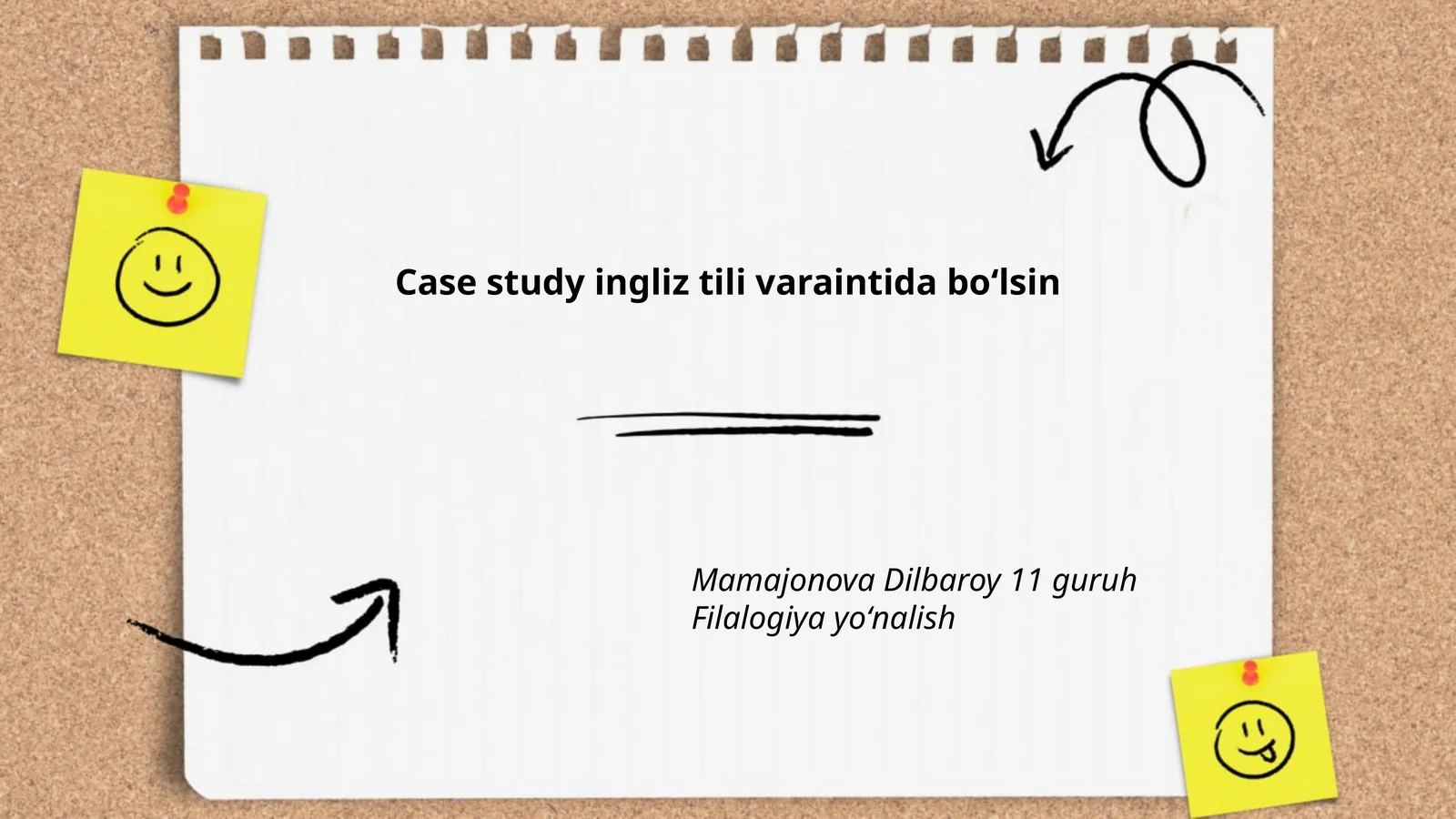 Mamajonova Dilbaroy 11 guruh Filalogiya yoʻnalish