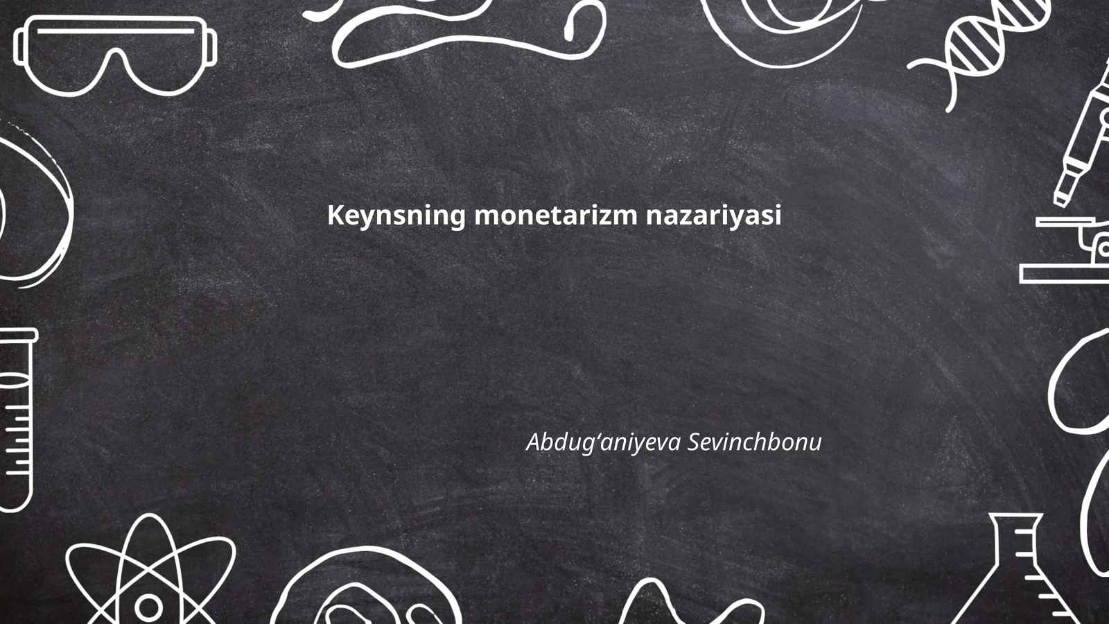 Monetarizm nazariyasi