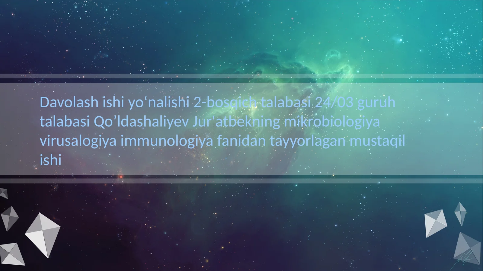 Atipik mikobakteriyalar haqida umumiy tushuncha