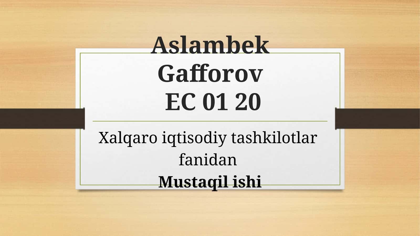 Aslambek Gafforov EC 01 20