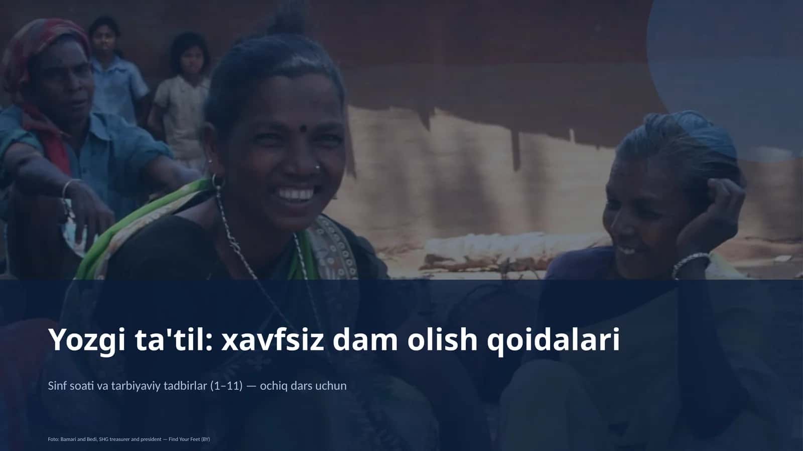 Yozgi ta'til: xavfsiz dam olish qoidalari