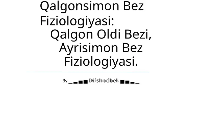 Asoslari.Qonning Tomiriarda Harakattanishi Arterial Gon Bosimi Mikrosirkulyatsiva Tizimi