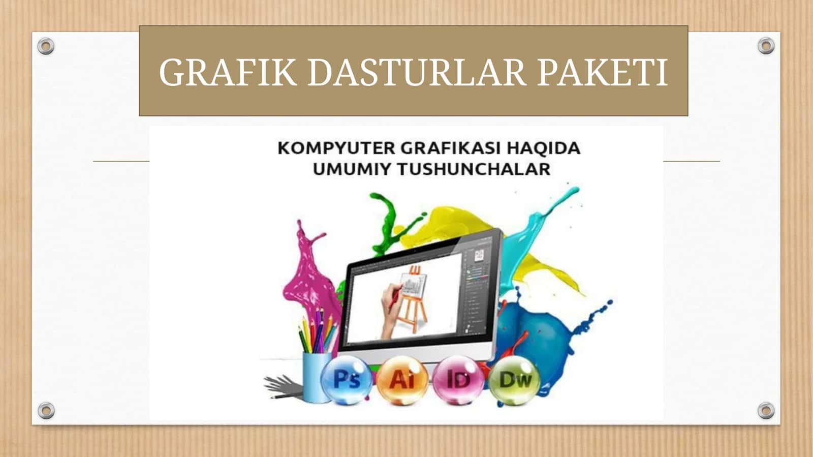GRAFIK DASTURLAR PAKETI