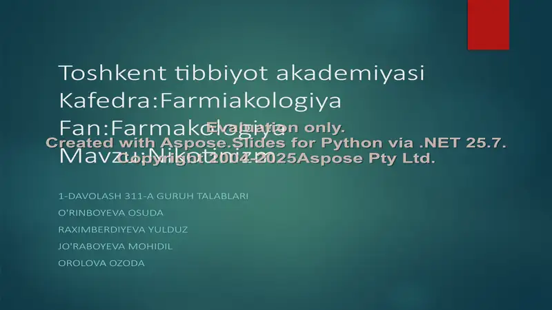 Nikotinizm