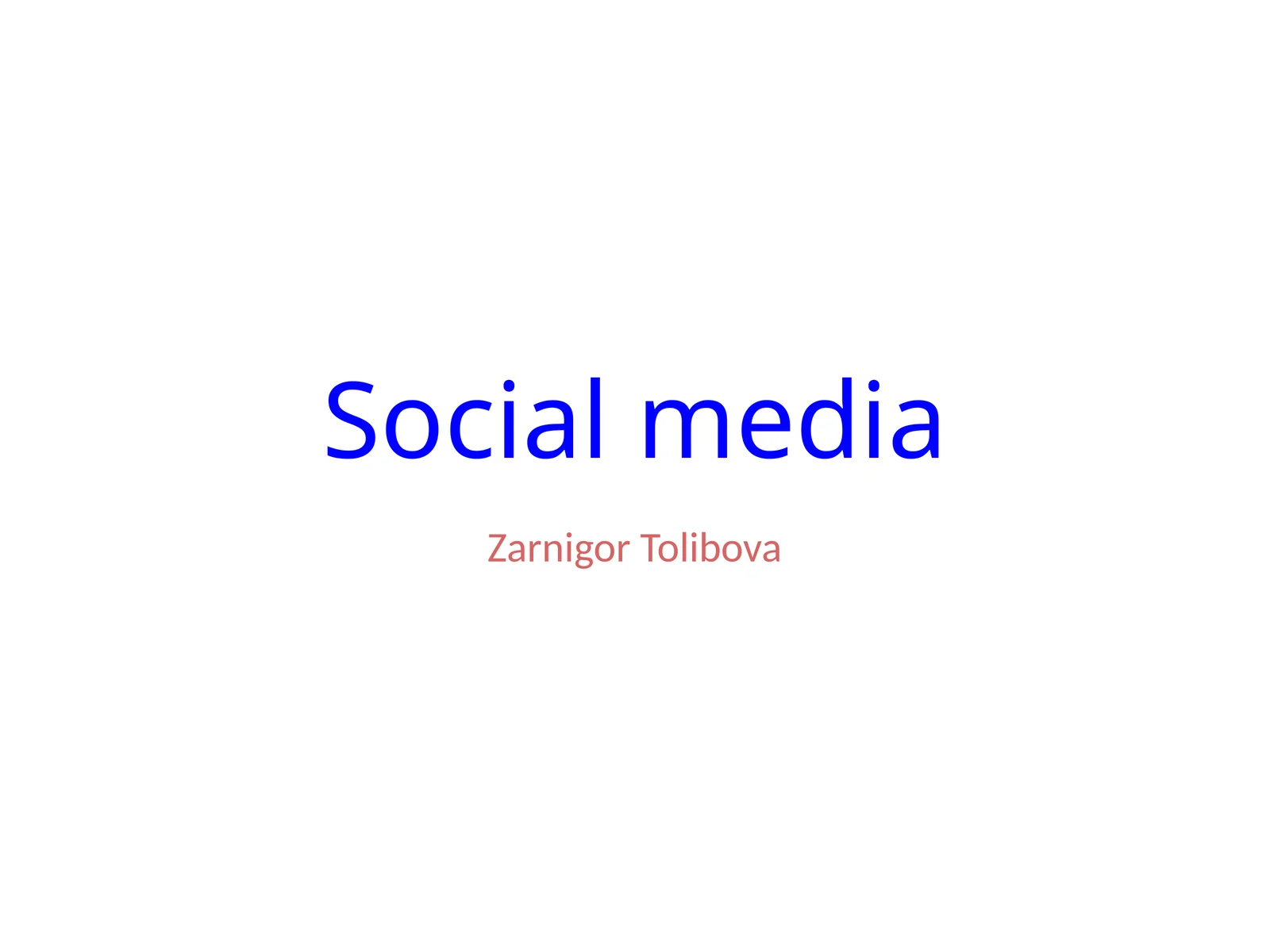 Socialmedia