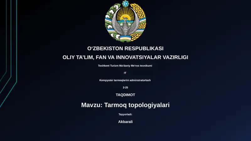 Tarmoq topologiyalari