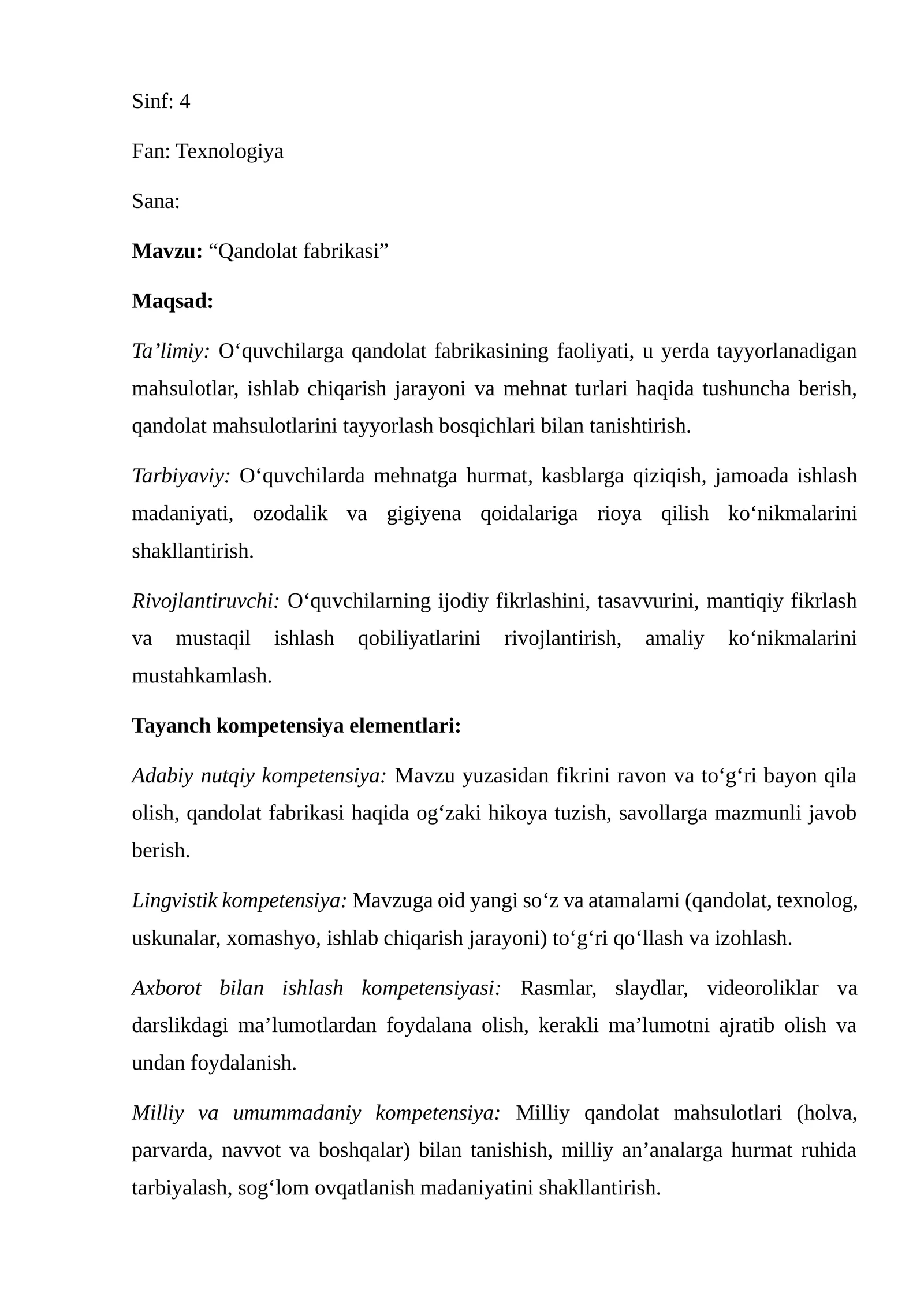 Qandolat fabrikasi