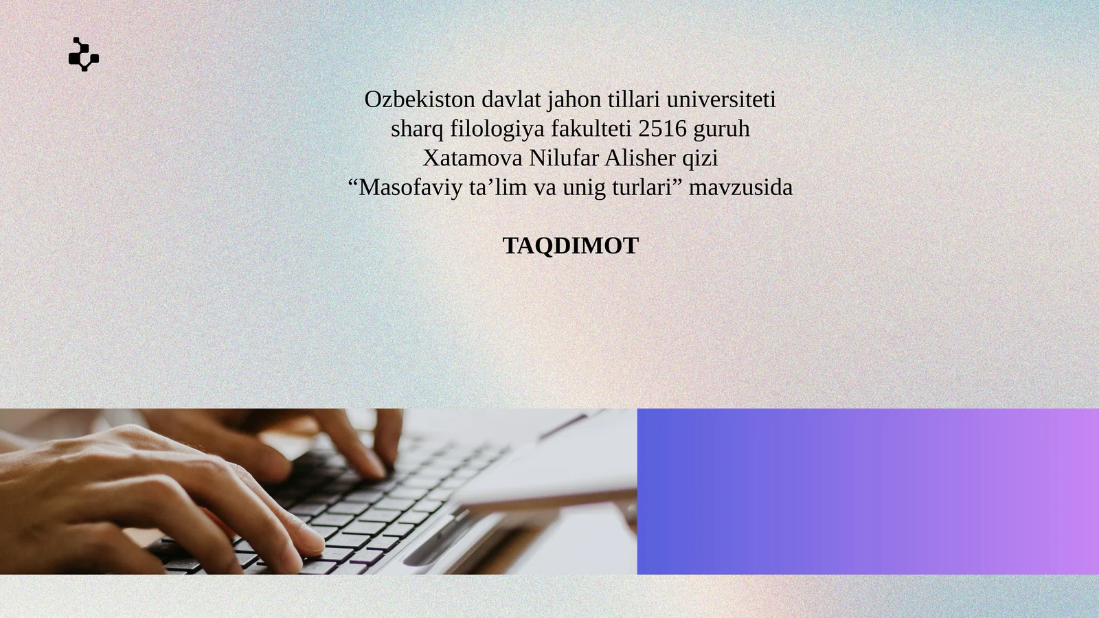 Masofaviy ta'lim va unig turlari