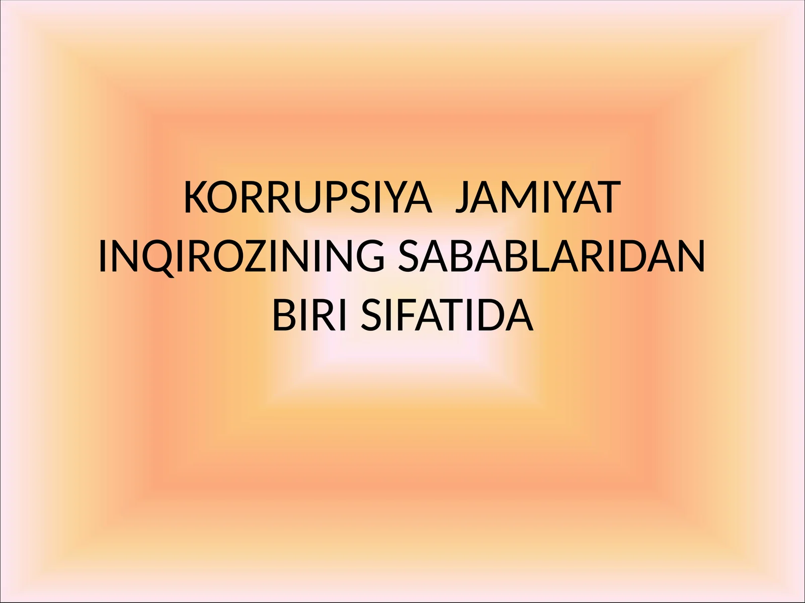 Korrupsiya