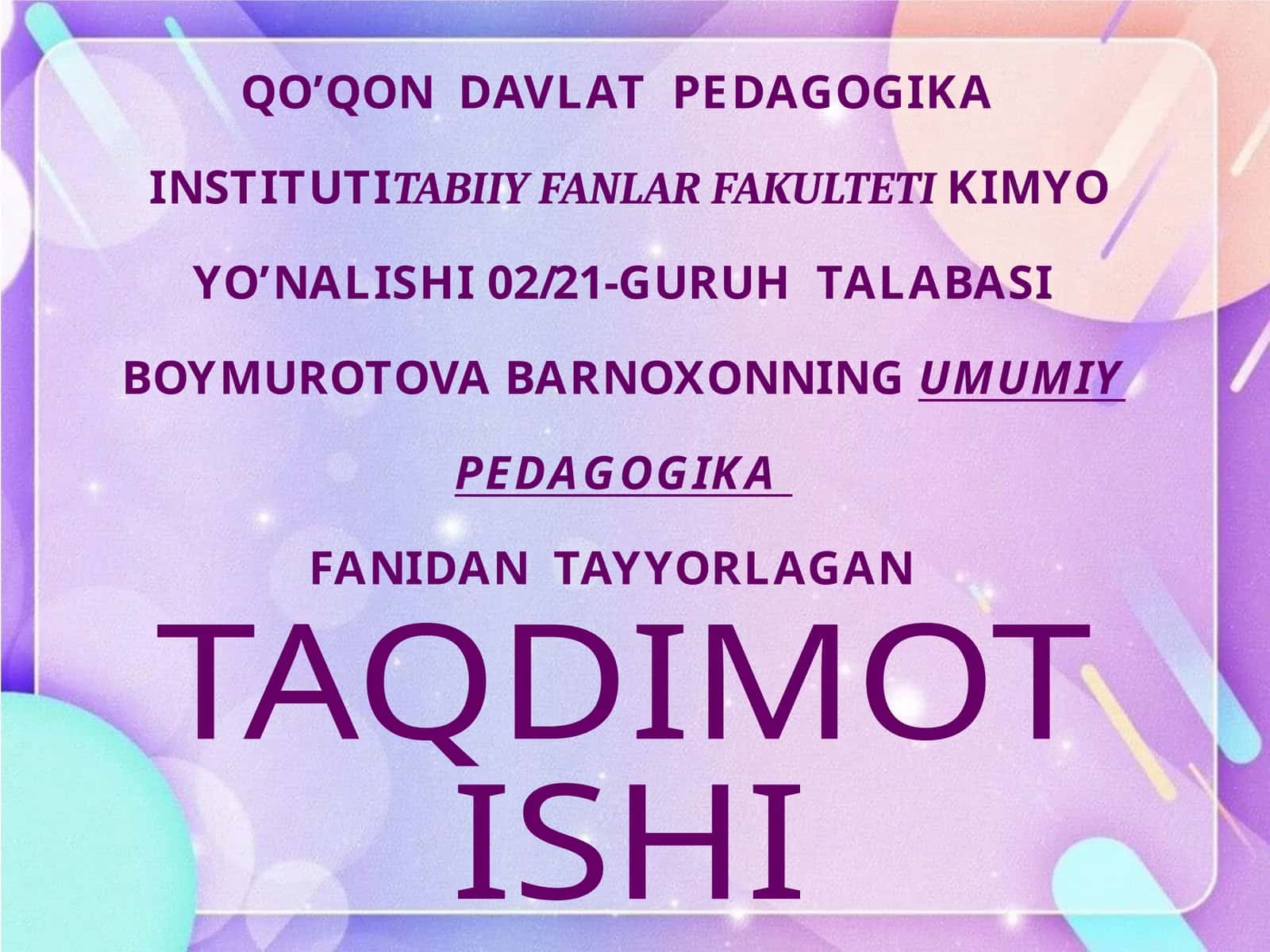 Pedagogikaning ilmiy tadqiqot metodlari