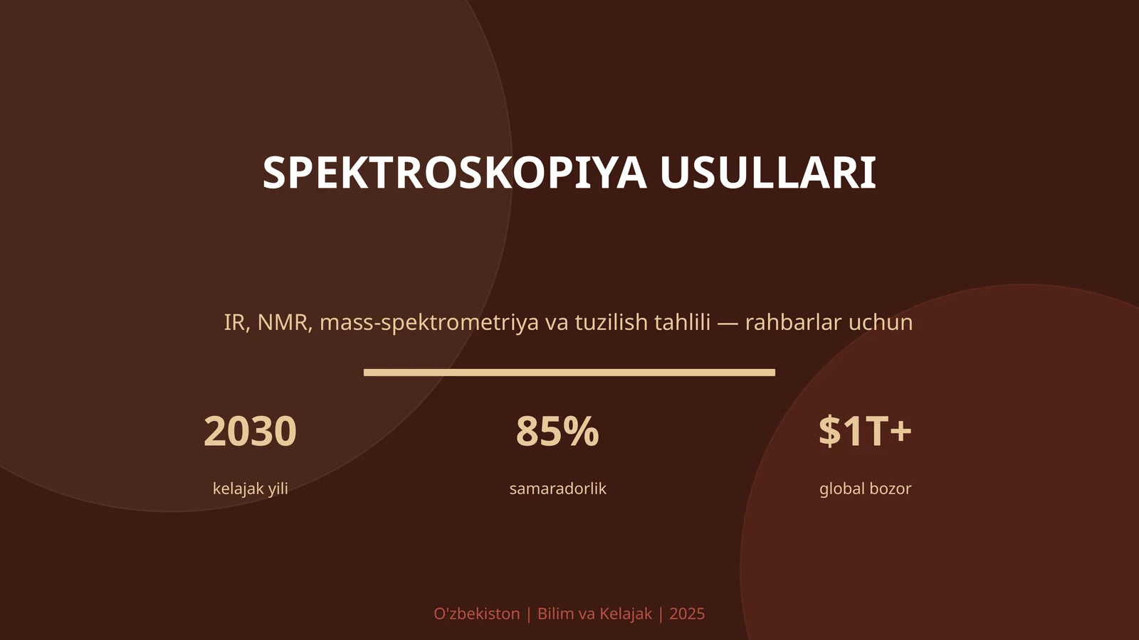 SPEKTROSKOPIYA USULLARI