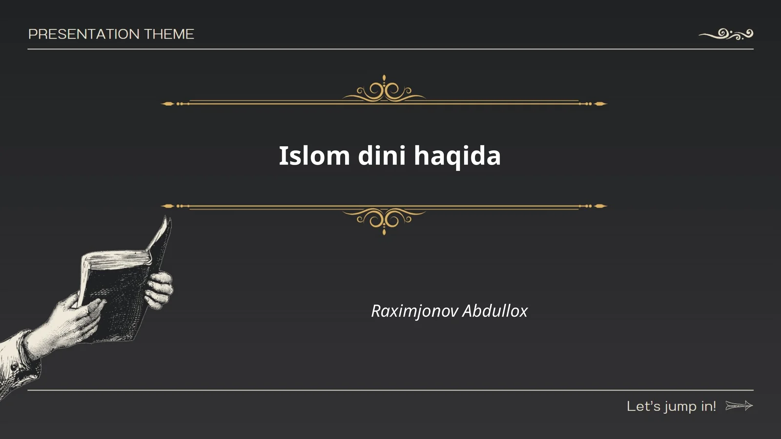 Islom dini haqida