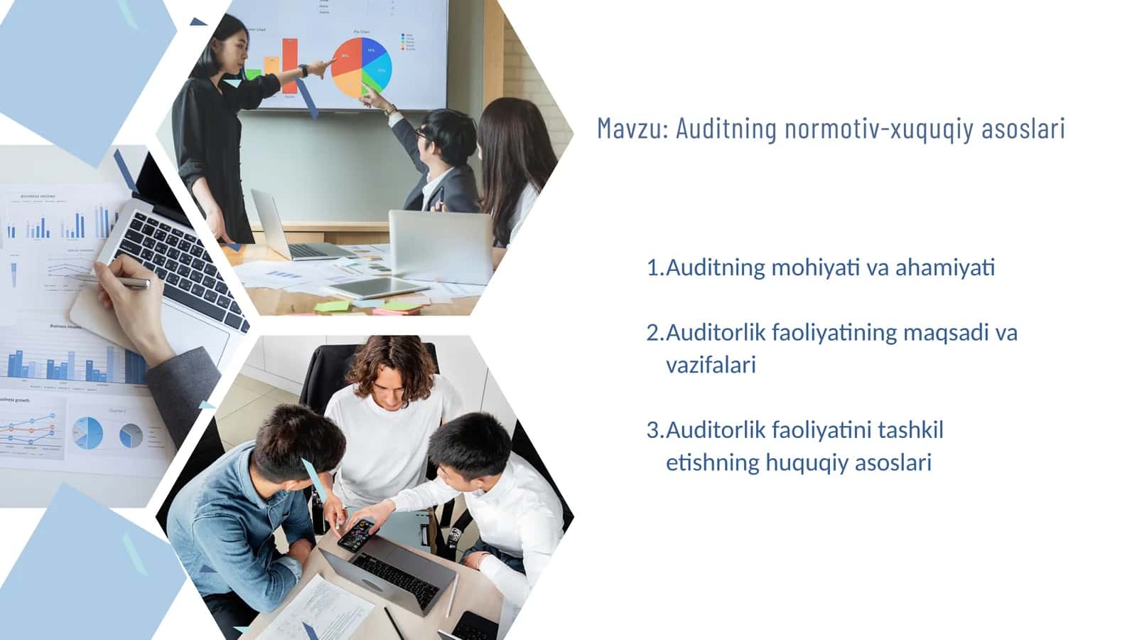 Auditning normotiv-xuquqiy asoslari