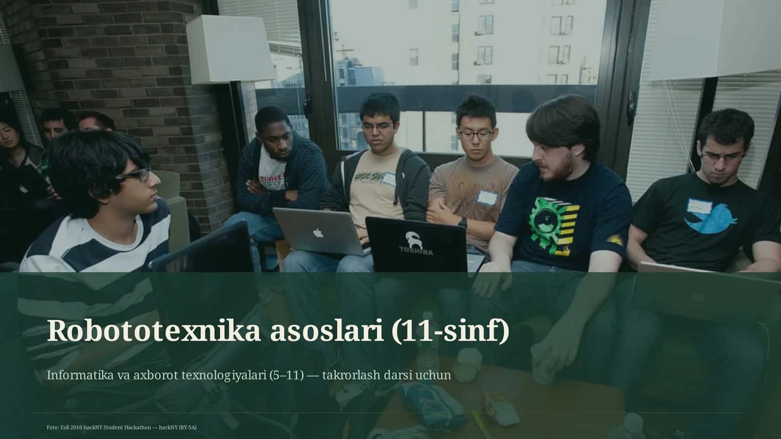 Robototexnika asoslari (11-sinf)