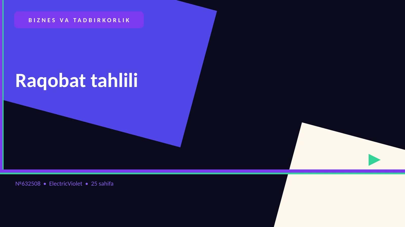Raqobat Tahlili