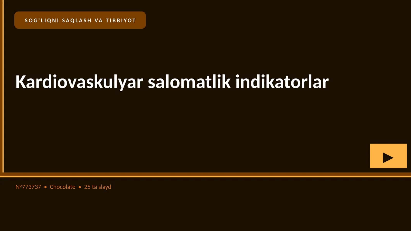 Kardiovaskulyar salomatlik indikatorlar