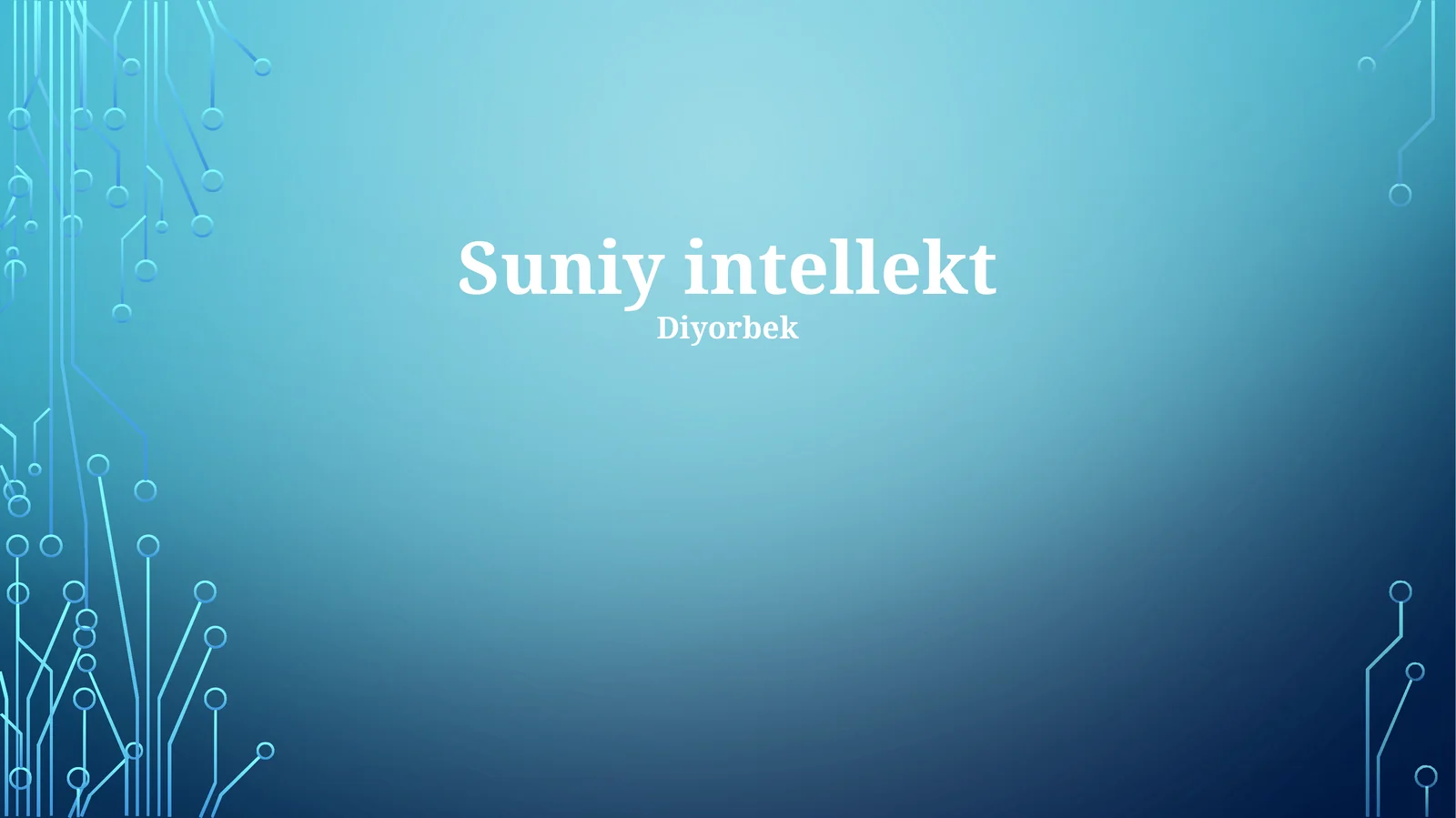 Suniy intellekt