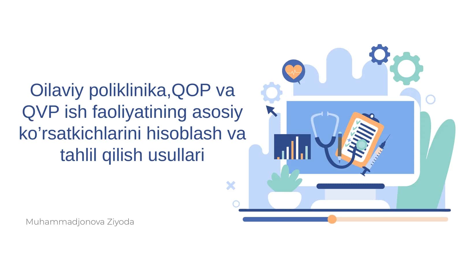 QOP va QVP ish faoliyatining asosiy ko’rsatkichlarini hisoblash va tahlil qilish usullari