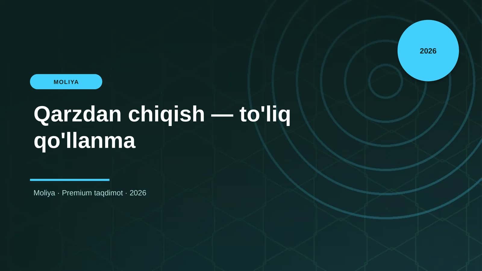 Qarzdan chiqish — to'liq qo'llanma