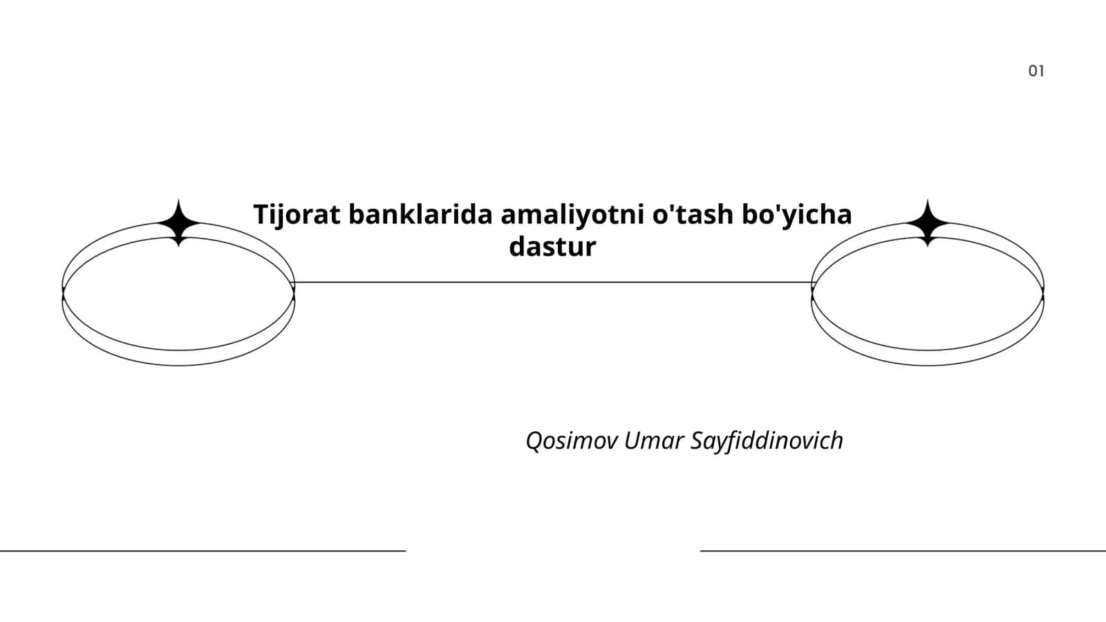 Tijorat banklarida amaliyotni o'tash bo'yicha dastur