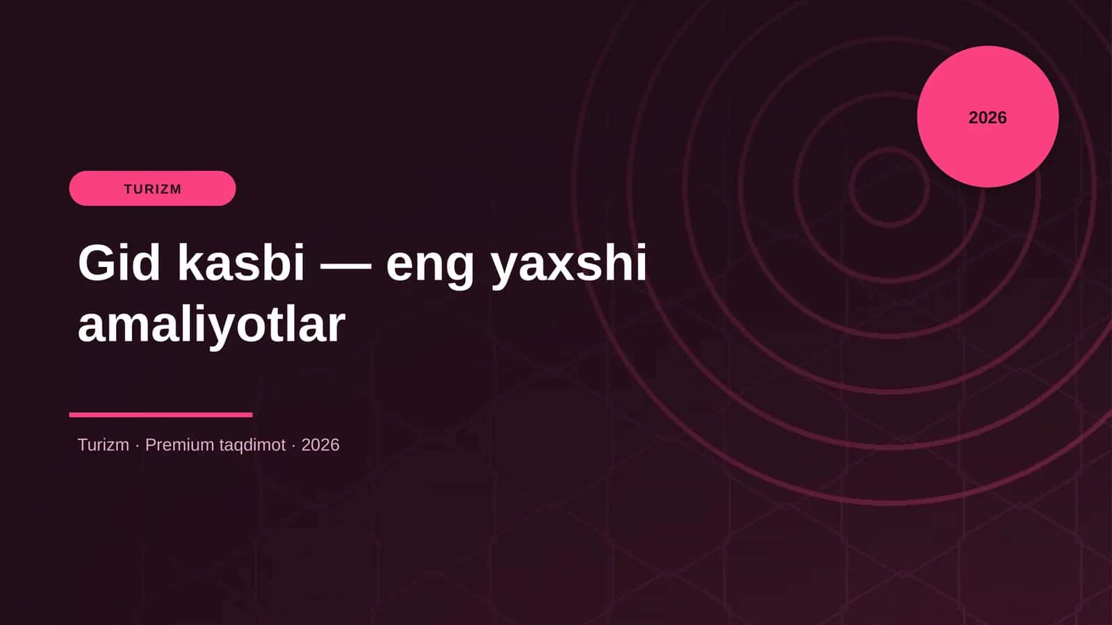 Gid kasbi — eng yaxshi amaliyotlar
