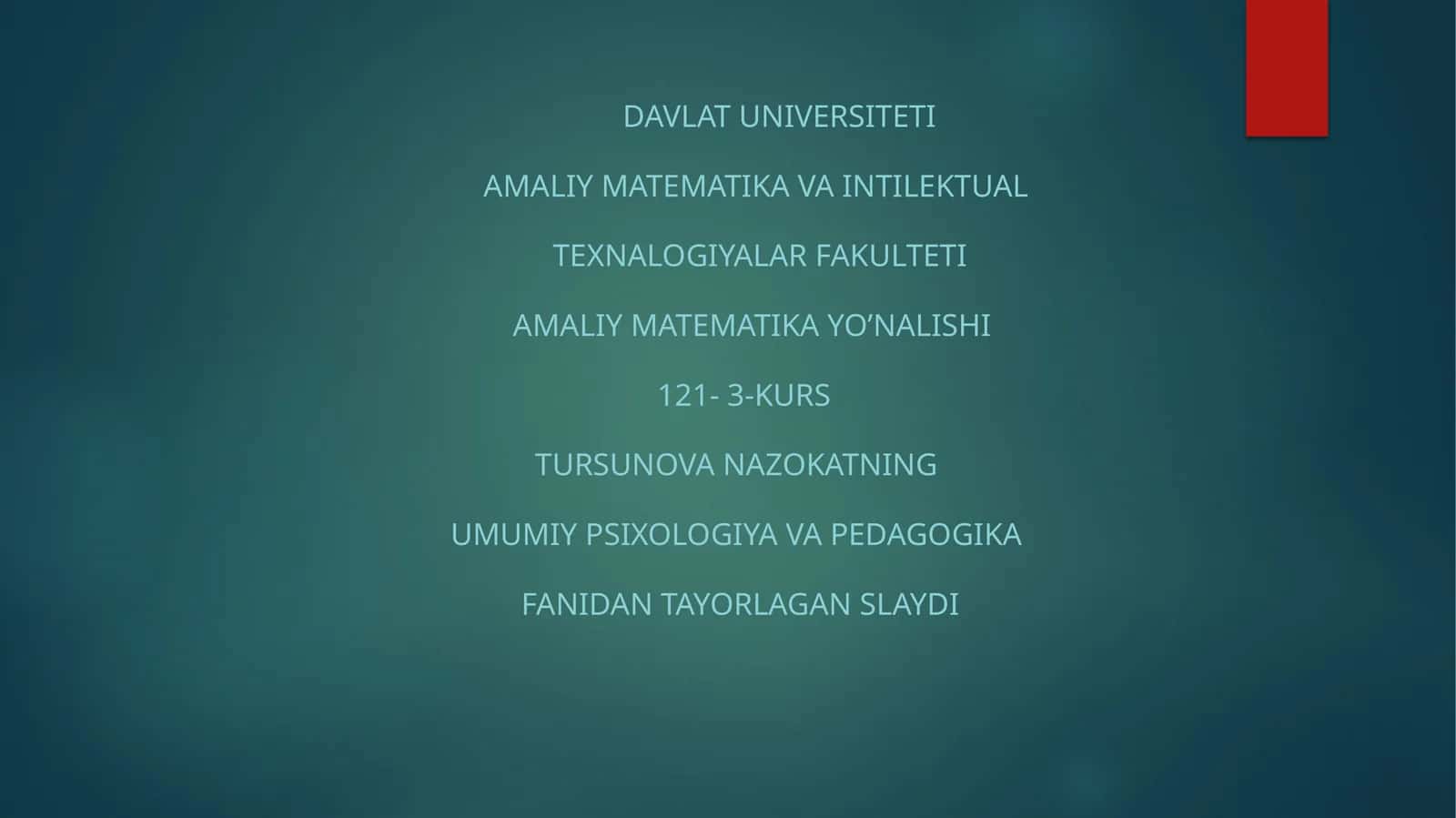 Dasturiy vositalarning dedaktik imkoniyatlari