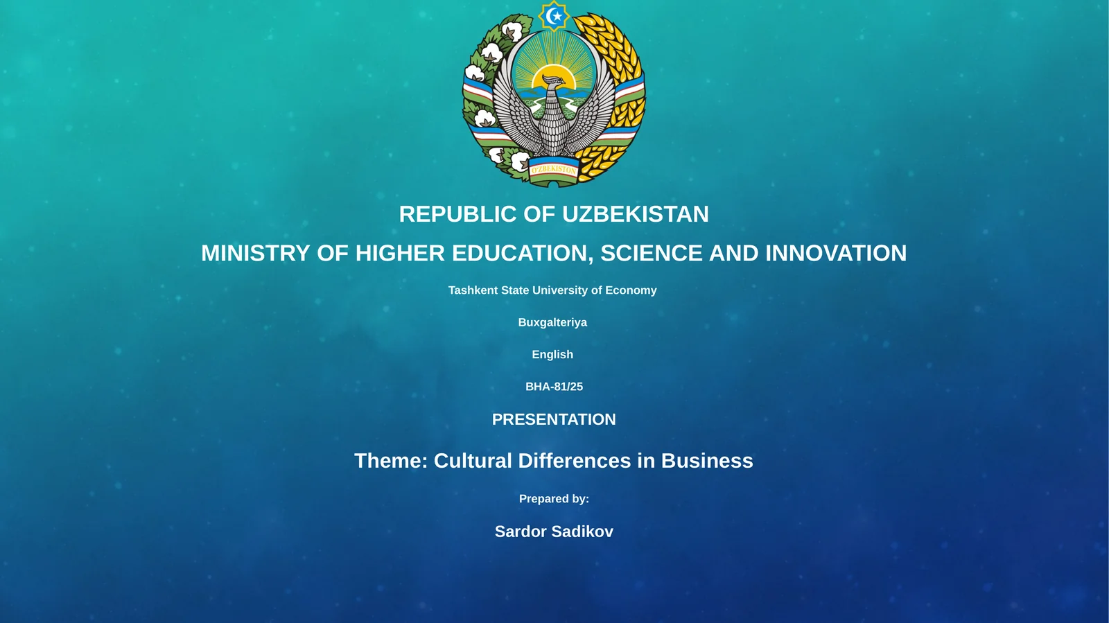 Cultural Differences in Business