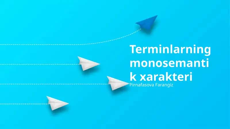 Monosemantizmning Lingvistik Asoslari