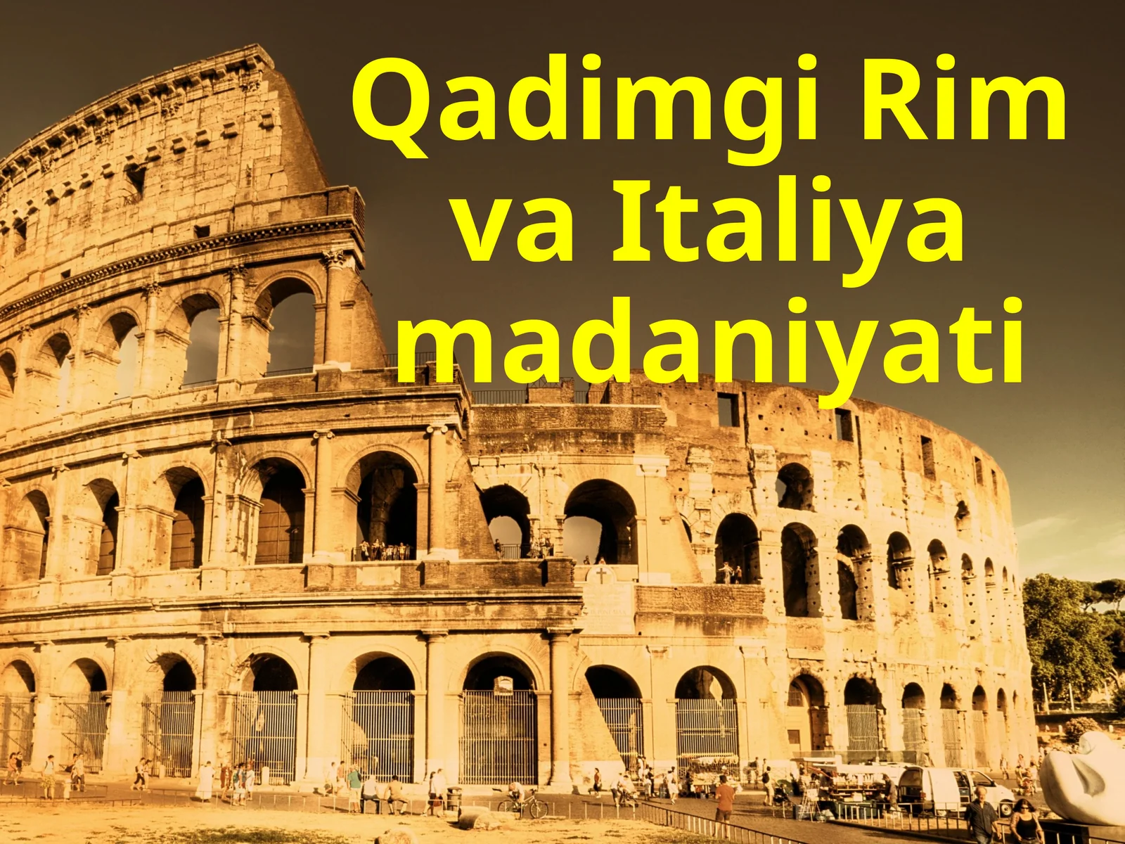 Qadimgi Rim va Italiya madaniyati