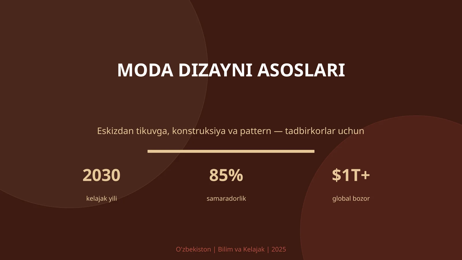 MODA DIZAYNI ASOSLARI