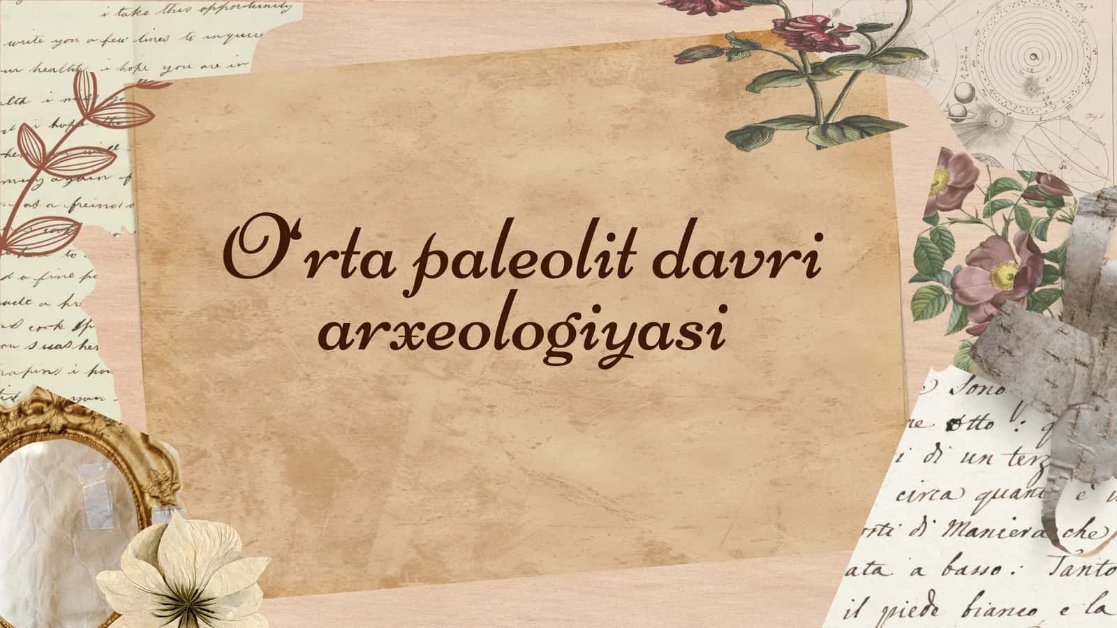 O‘rta paleolit davri arxeologiyasi