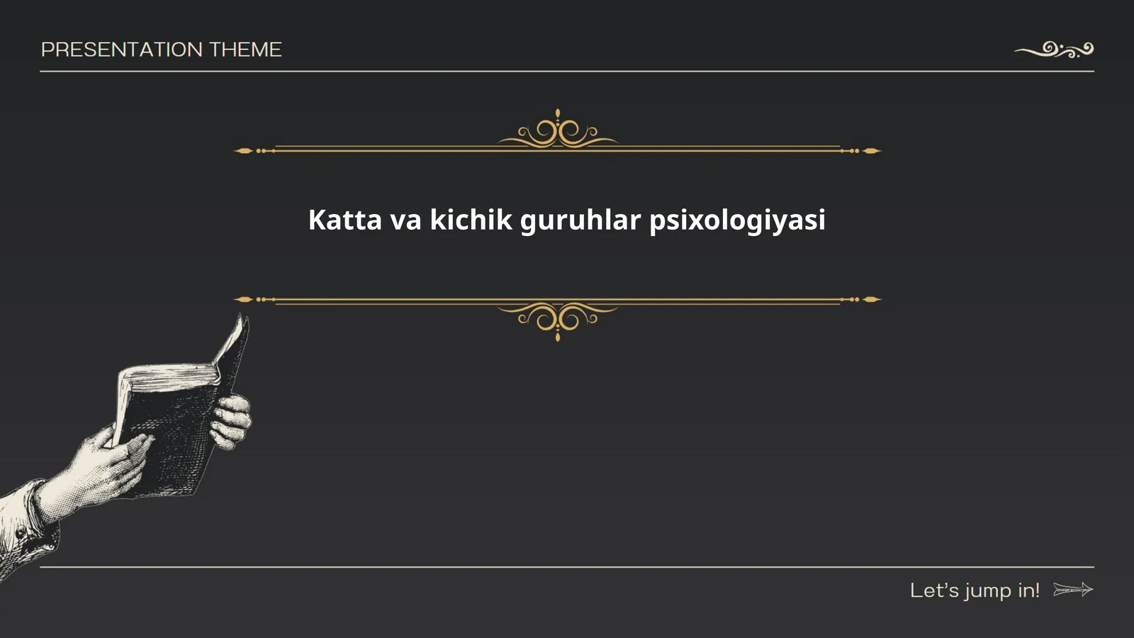 Katta va kichik guruhlar psixologiyasi