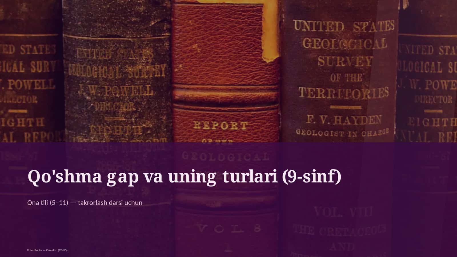 Qo'shma gap va uning turlari (9-sinf)