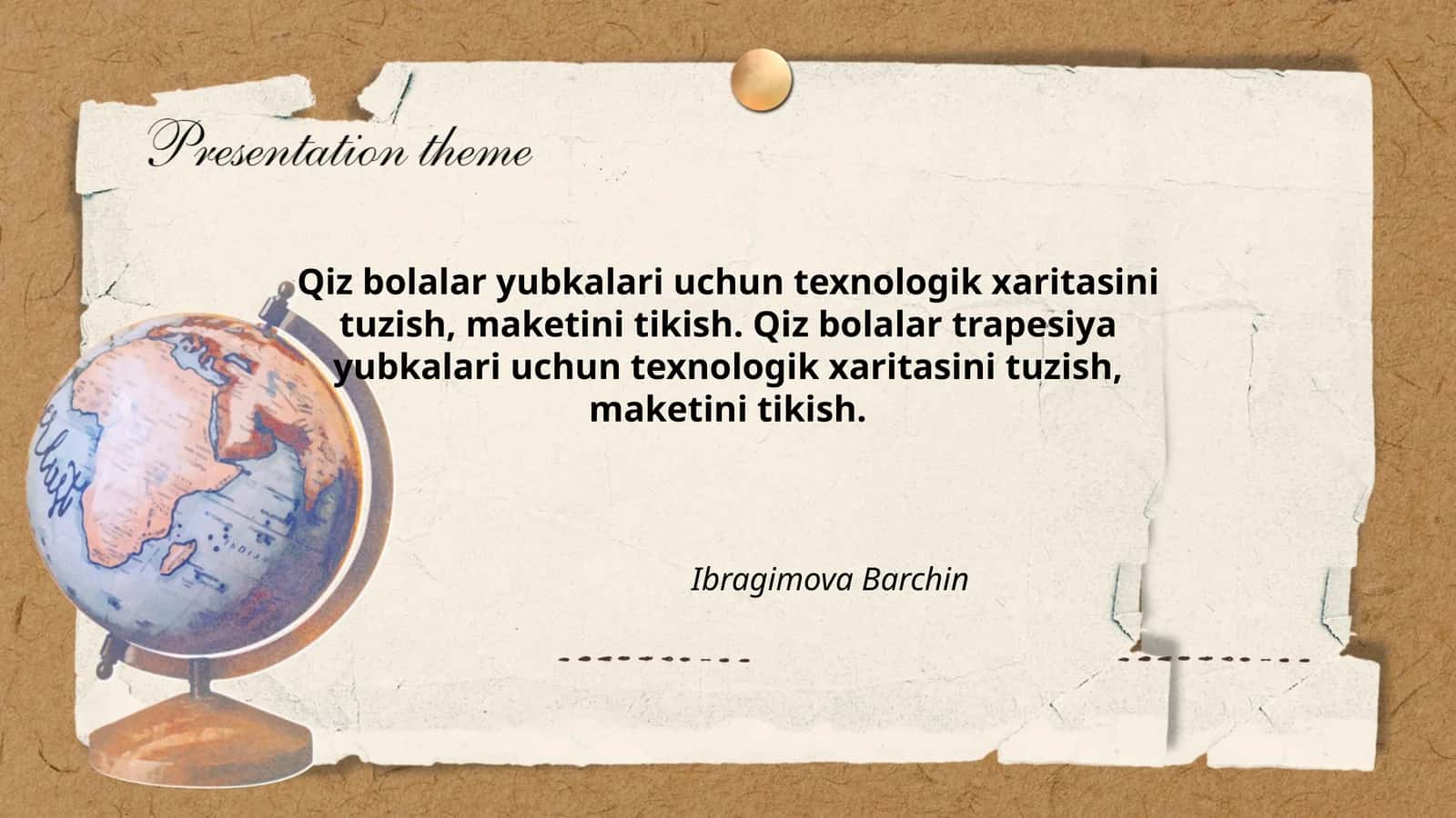 Qiz bolalar yubkalari uchun texnologik xaritasini tuzish, maketini tikish