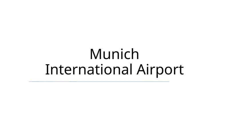 Munich International Airport