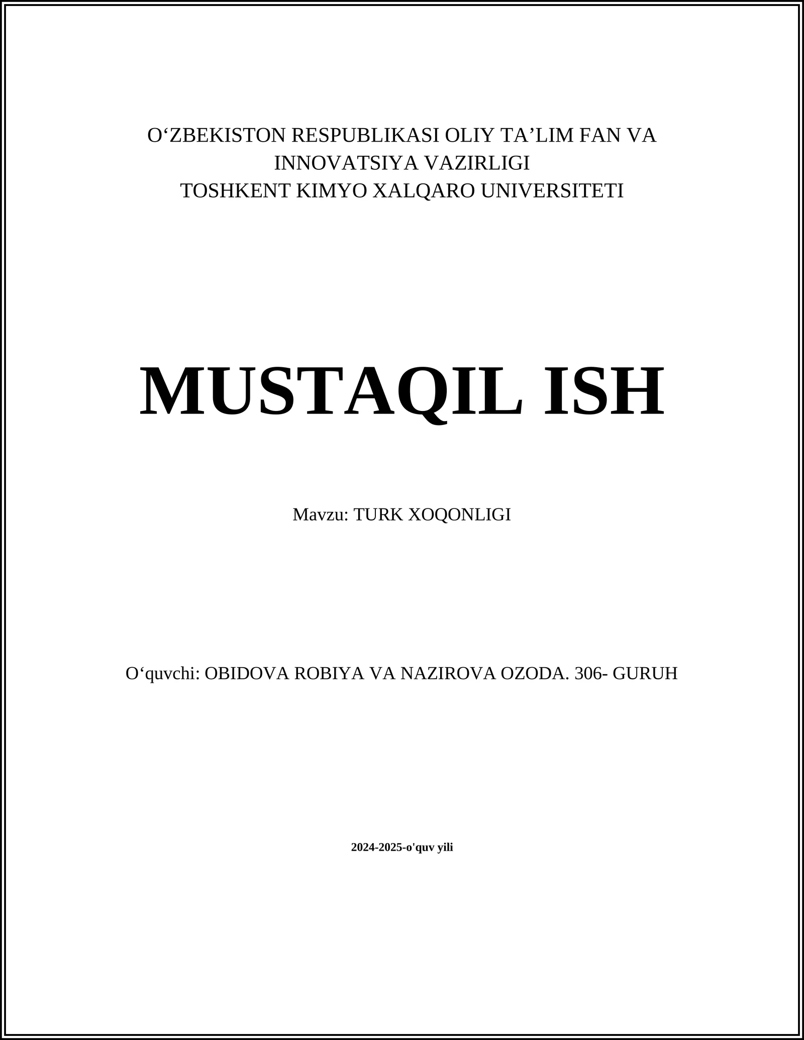 Turk Xoqonligi