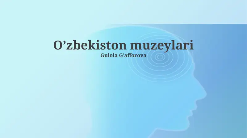 O’zbekiston muzeylari