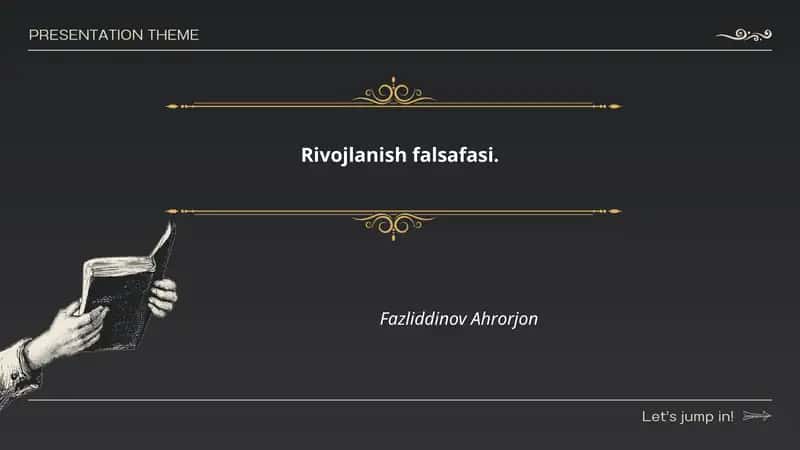 Rivojlanish falsafasi