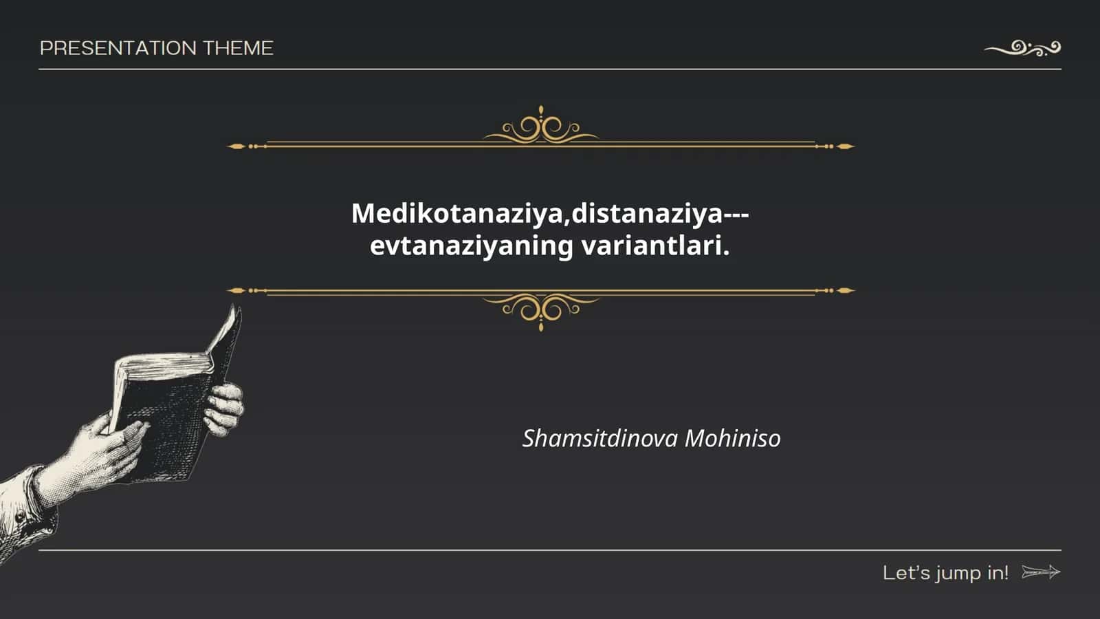 Medikotanaziya, distanaziya, evtanaziya variantlari