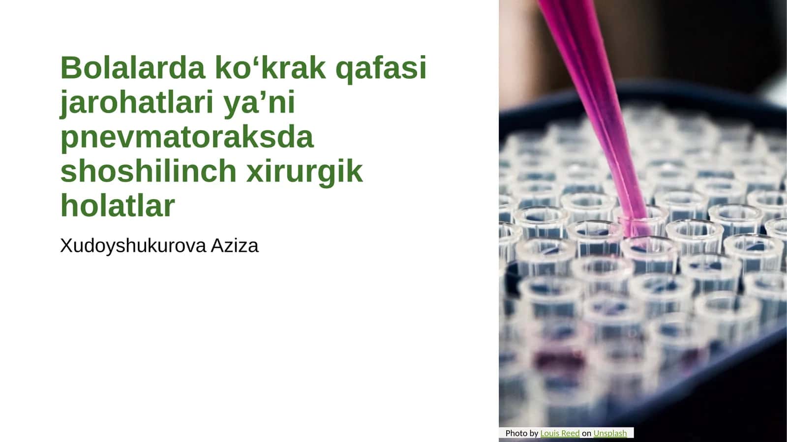 Bolalarda kokrak qafasi jarohatlari, pnevmotoraks