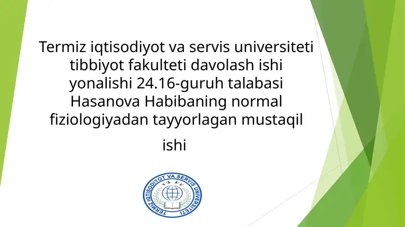 Gormonlar haqida umumiy tushuncha