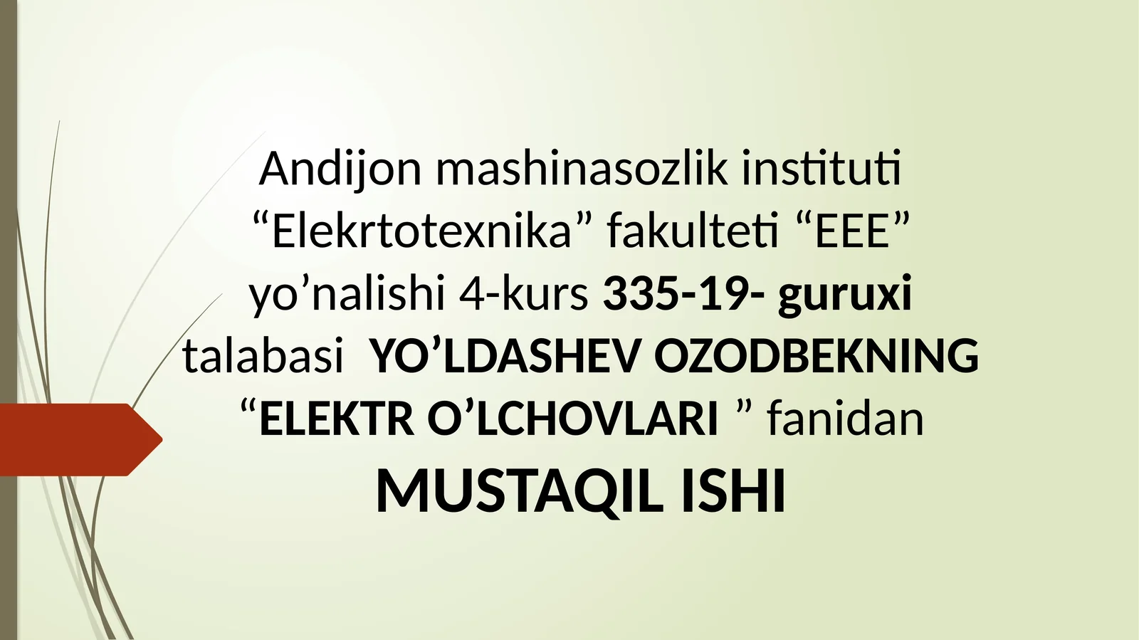 Elektro'lchovlari